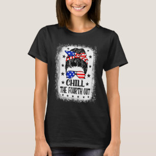 The Fourth Out Funny Patriotic 4th Of July Women M T-Shirt