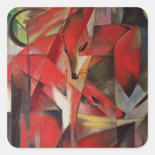The Fox, 1913 Square Sticker