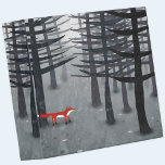 The Fox and the Forest Binder<br><div class="desc">A lone wild red fox stands beneath the pine trees in a dark forest. For nature,  wildlife and animal lovers.</div>