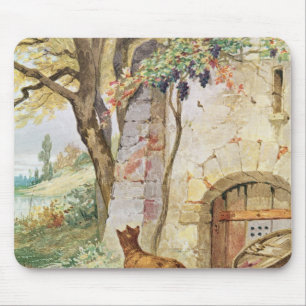 The Fox and the Grapes, illustration for Mouse Pad