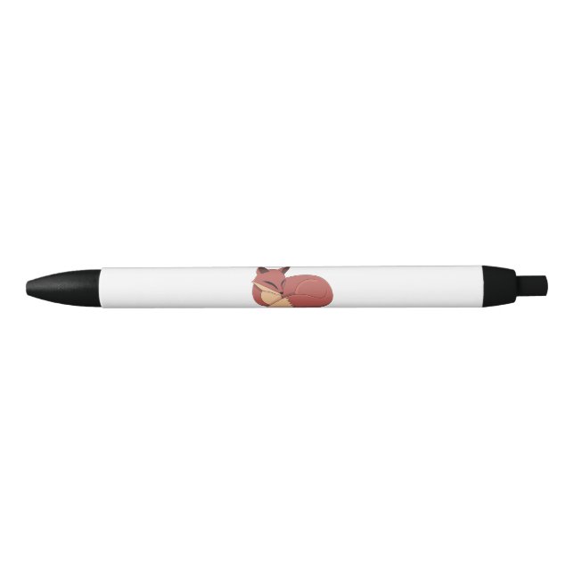 The Fox Black Ink Pen (Front)