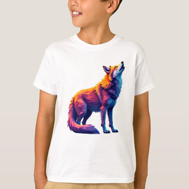 The Fox Howling to the Future T-Shirt (Front)