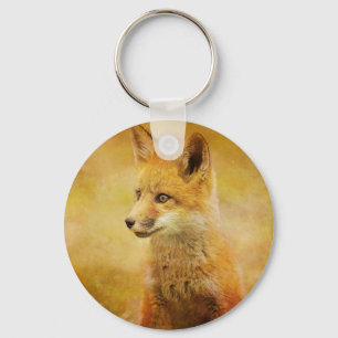 The Fox in the Wood Keychain