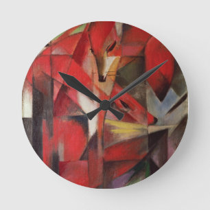 The Fox Round Clock