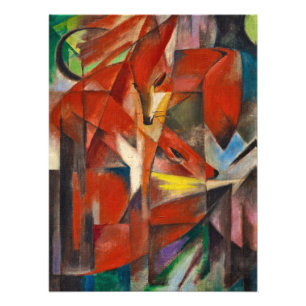 The Foxes by Franz Marc Photo Print