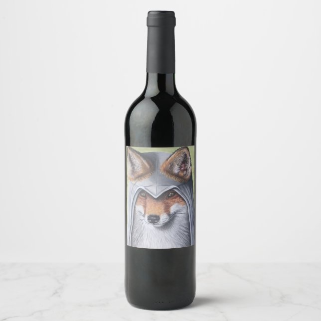 The Foxy Assassin Wine Label (Front)