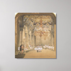 The Foyer of the Opera during the Interval Canvas Print