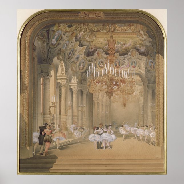 The Foyer of the Opera during the Interval Poster (Front)