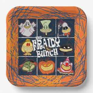 The Fraidy Bunch Fun Halloween Paper Plate