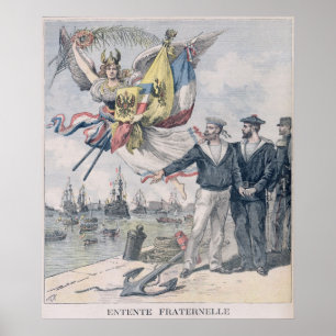 The Franco-Russian Entente Poster