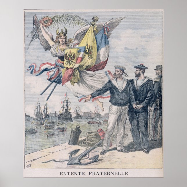 The Franco-Russian Entente Poster (Front)