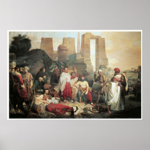 The Franco-Tuscan Expidition in the Ruins of Thebe Poster