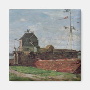 The Francois Ier Tower at le Havre, 1852 Magnet