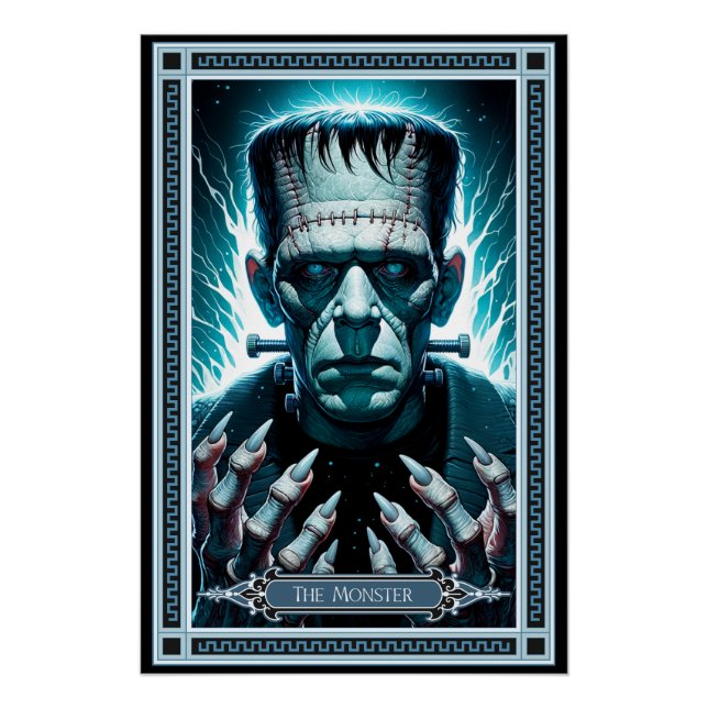 The Frankenstein's Monster Tarot Card Poster (Front)