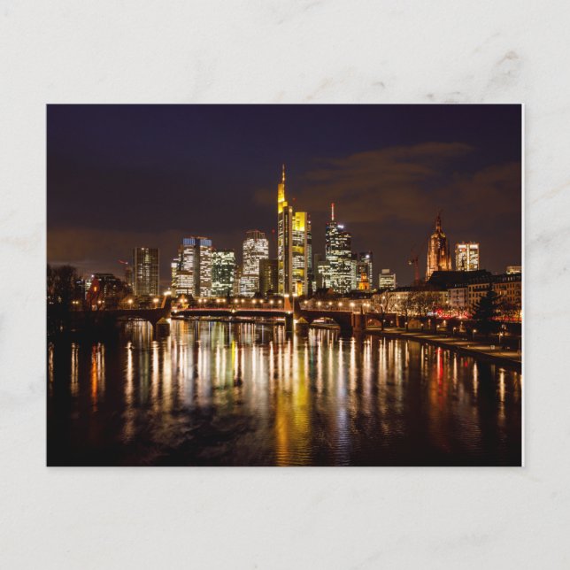 The Frankfurt Postcard skyline (Front)