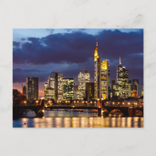 The Frankfurt Postcard skyline