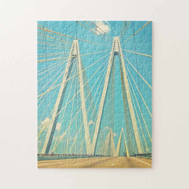 The Fred Hartman Bridge Jigsaw Puzzle (Vertical)