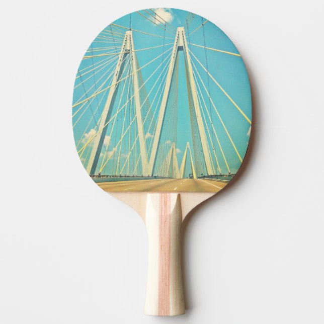 The Fred Hartman Bridge Ping Pong Paddle (Front)
