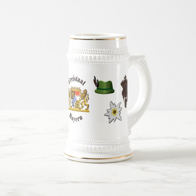 The Free State of Bavaria  Beer Stein (Front Right)