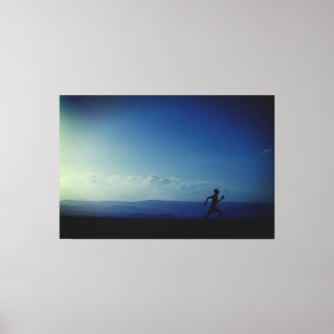 THE FREEDOM OF RUNNING 3 Panel Canvas Wall Art
