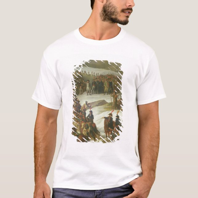The French Army Crossing the St. Bernard Pass T-Shirt (Front)