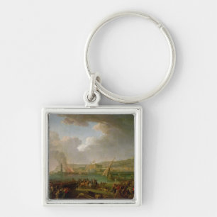 The French Army Entering Naples Keychain