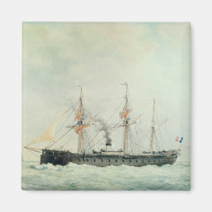 The French Battleship, 'La Gloire', 1880 Magnet