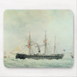 The French Battleship, 'La Gloire', 1880 Mouse Pad