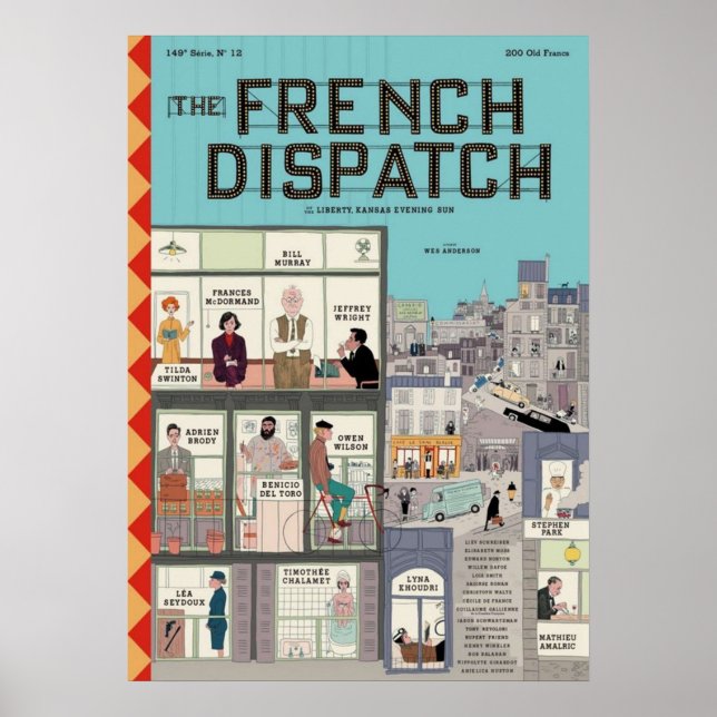 The French Dispatch Poster (Front)