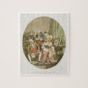 The French Dressing Room, engraved by P.W. Tomkins Jigsaw Puzzle