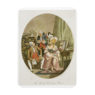The French Dressing Room, engraved by P.W. Tomkins Magnet