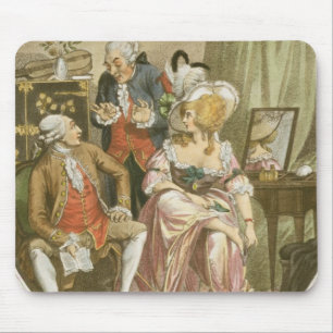 The French Dressing Room, engraved by P.W. Tomkins Mouse Pad