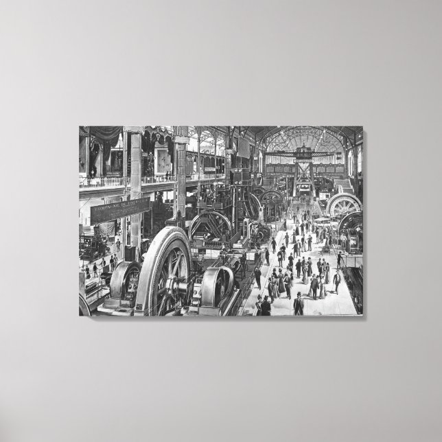 The French Electrical Machinery Gallery Canvas Print (Front)