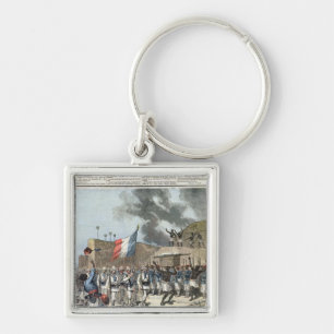 The French Flag Entering Abomey Keychain
