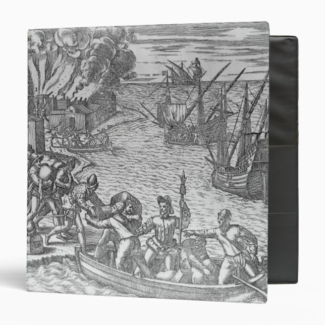 The French Fleet Plundering Binder (Front/Inside)