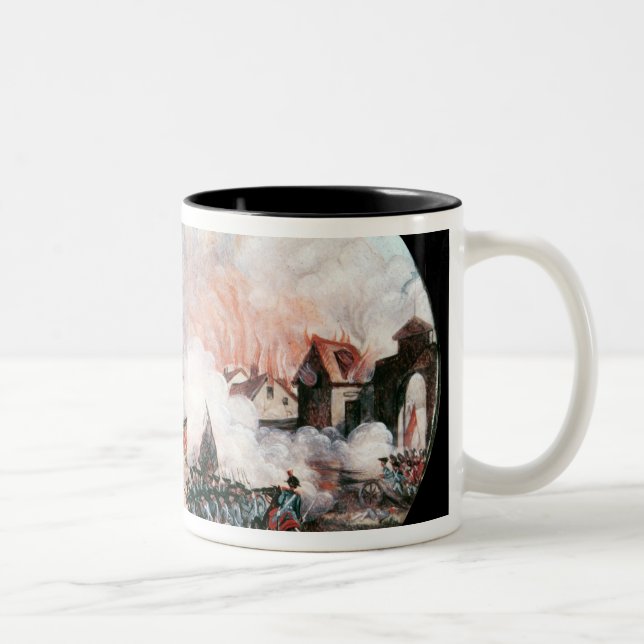 The French Observation Balloon, Two-Tone Coffee Mug (Right)