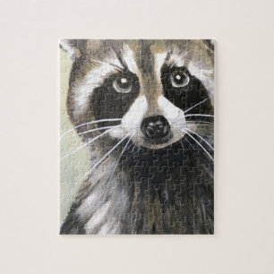 The Friendly Raccoon Jigsaw Puzzle