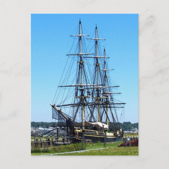 The Friendship of Salem, MA Postcard (Front)