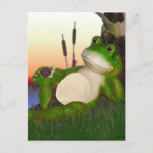 The Frog and the Snail Postcard (Front)