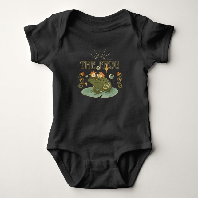 The frog baby bodysuit (Front)