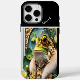The Frog Prince in a Gilded Frame iPhone 16 Pro Max Case