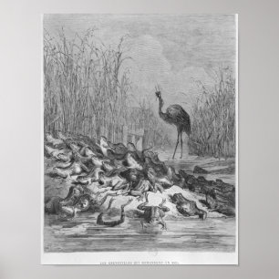 The frogs asking for a king, poster