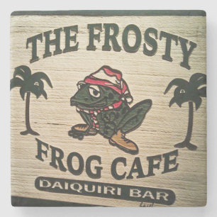 The Frosty Frog, Hilton Head Island Marble Coaster