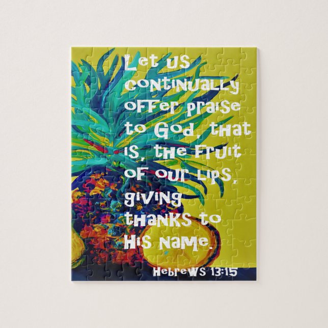 The Fruit of Our Lips Jigsaw Puzzle (Vertical)