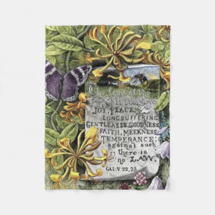 The Fruit Of The Spirit Fleece Blanket