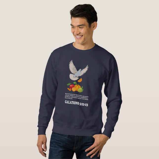 The Fruit of the Spirit Scripture - Bible Sweatshirt (Front Full)