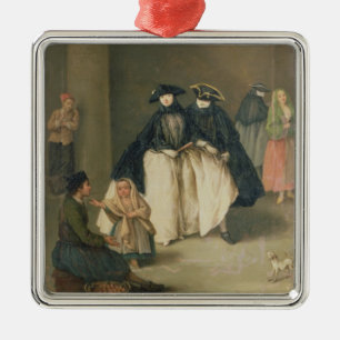 The Fruit Seller Metal Ornament