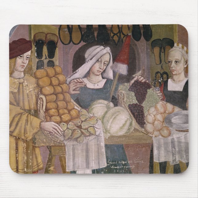 The Fruit Sellers' Stand Mouse Pad (Front)