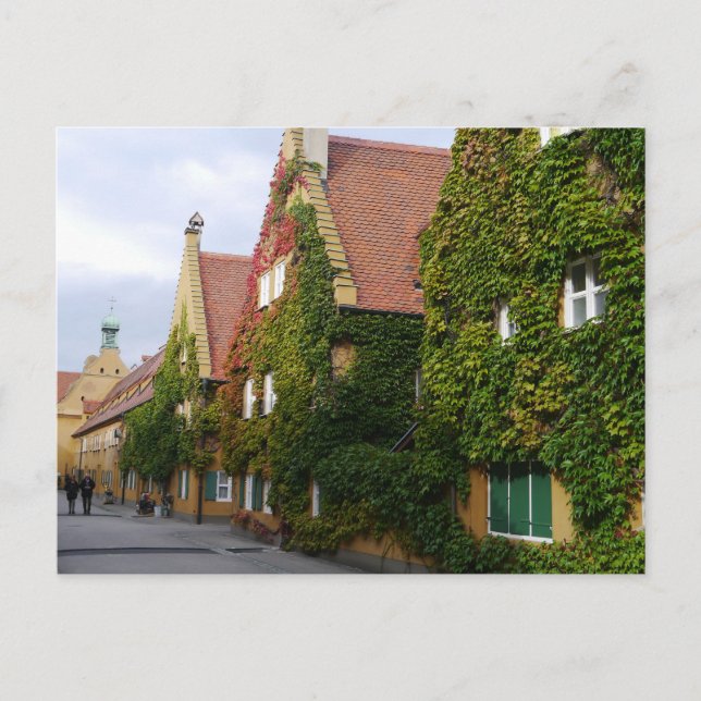 The Fuggerei, Augsburg, Germany Postcard (Front)