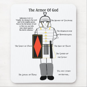 The Full Armour of God Mouse Pad
